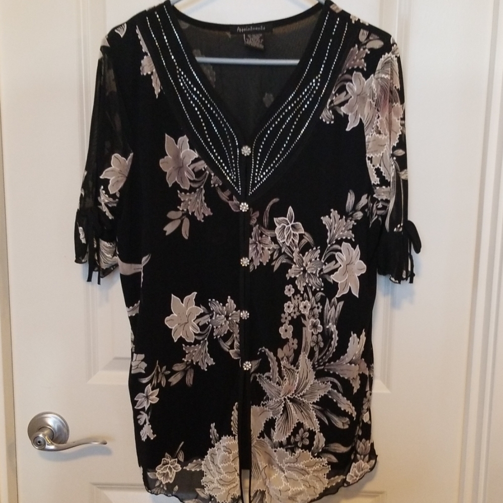 Embellished women's blouse